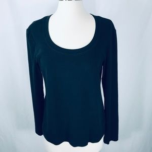 Chico's | Black longsleeve tee